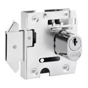 Fechadura Porta Vidro 2002 Cromado - Cil. Oval 16257 22274 