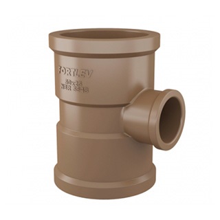 Te Marrom Redução Soldável 50x25mm 16326 10265021