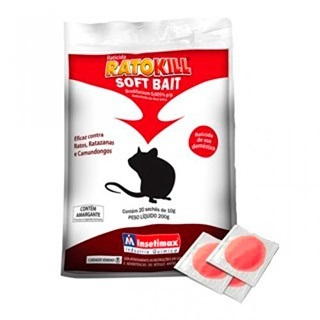 Raticida Ratokill Soft Bait 20x10g, Não Perigoso 16348 11653