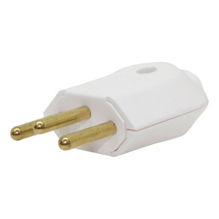 Plug Macho Branco 2p + T 20a 16518 1157-1