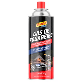 Gás De Fogareiro 400ml/200g Mundial Prime 16532 AE3300001 