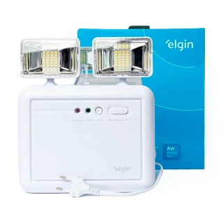 Luminária De Emergência Power Line Bloco Autonômo 1200lm - 8 16589 48LEM1200PB0