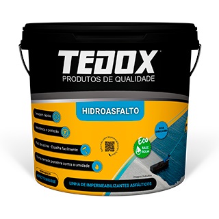 Tedox Hidroasfalto 3,6 Kg, Não Perigoso 16640 709