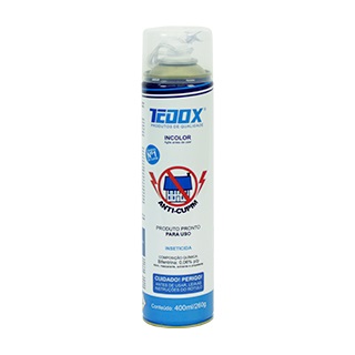 Tedox AntI-Cupim Incolor 0,400ml Spray, Onu 1950 - Aerossóis, 2.1, Ge N.a 16644 3322