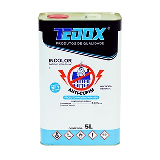 Tedox AntI-Cupim Incolor 5 L, Onu 1306 - Preservativos Para Madeira Líquidos, 3 Ge Iii 16646 1647 