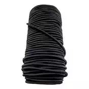Corda Elastica Preto Reforcado 6,0mm Rolo Com 35m 16676 1016 
