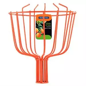 Colhedor De Frutas Grande Tramontina Em Aço Sem Cabo 20x20cm 16728 77819201