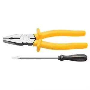 Kit Alicate Universal Cabo Amarelo 1000w 8" E Chave De Fenda 16775 43408048 