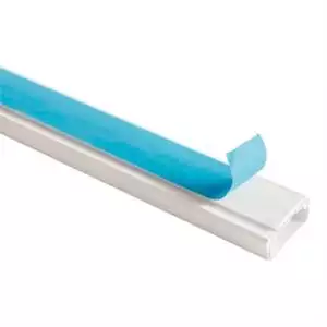 Canaleta Sem Divisória Branca  Com Fita Dupla Face Branca 20 16767 57300114 