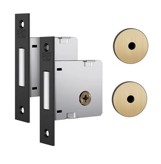 Fechadura Segurança Tetra Chave  Oxidada  62mm - 1004 [par] 16753 10979