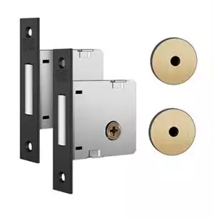 Fechadura Segurança Tetra Chave  Oxidada  62mm - 1004 [par] 16753 10979 