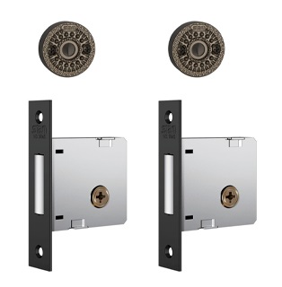 Fechadura Segurança Tetra Chave  Colonial  62mm - 1004 [par] 16755 10982