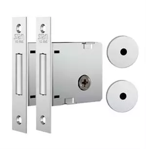 Fechadura Segurança Tetra Chave  Inox  62mm - 1004 [par] Bro 16754 10977 