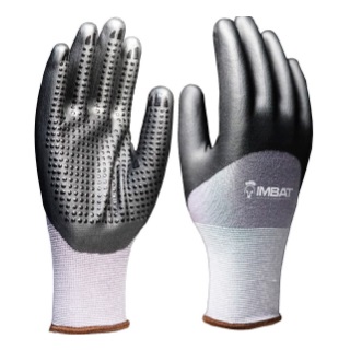 Luva Nylon E Spandex Com Banho 3/4 Nitrilico Misto Pu (micro 16908 LV-BNPU-P1-9