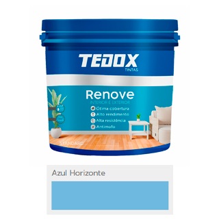 Tinta Acrílica Renove Standard Fosco Azul Horizonte 3,6l, nã 16944 1758