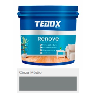 Tinta Acrílica Renove Standard Fosco Cinza Médio 3,6l, Não P 16947 6682