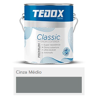 Tinta Acrílica Emborrachada Classic Premium Cinza Médio 3,6l 16966 6910