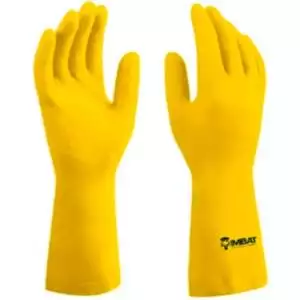 Luva De Latex Forrada Amarela - Tam.p C.a.42.023 16895 LV-LAF-7 