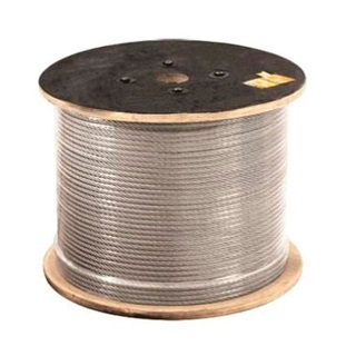 Cabo Aço 3/16"-1/4" Alma Fibra Revestido pvc 6x7 250m 17163 17811