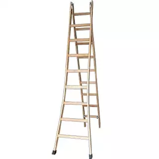Escada Madeira Multiuso  9d. 2,70-4,0m 90kg 17222 5870 
