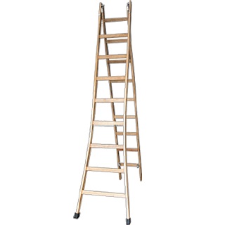Escada Madeira Multiuso 11d. 3,30-5,80m 90kg 17224 4666