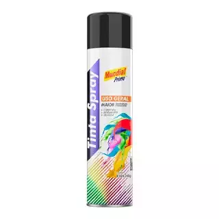 Tinta Spray 400ml Uso Geral Preto Brilhante 17178 AE01000102 