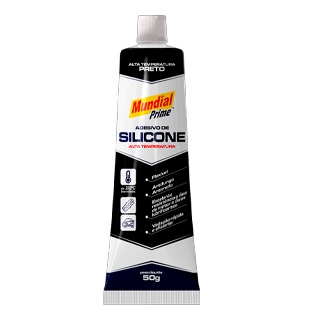 Adesivo Silicone Acético Alta Temperatura 50g Preto 17202 PT0500008