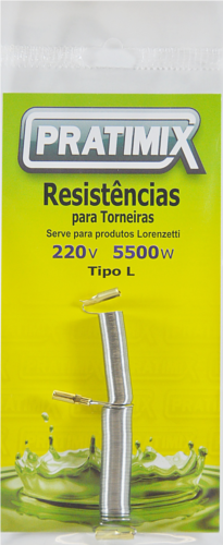 Resistência 220v 5500w Tipo Lorenzetti - Linha Torneira Elétrica Easy 11846 LT0255