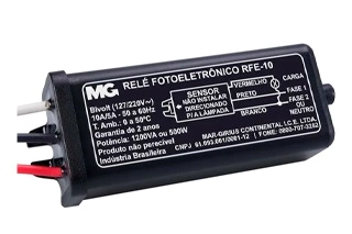 Relé Fotoeletrônico Compacto 500w RfE-10 17280 PA008852 