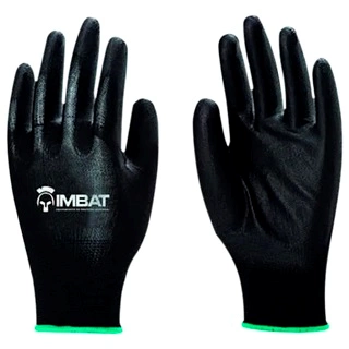Luva Tátil De Poliester Com Pu Preto - Tam.p C.a.41.761 16913 LV-HP-BPUP-7 