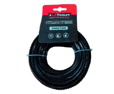 Linha P/ Aparador C/ Dente De Serra 3mm/15m 17120 17120