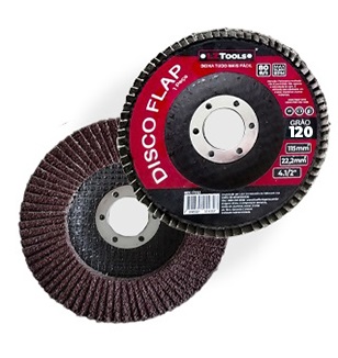 Disco Flap Reto 4.1/2" Grão 120 17116 17116