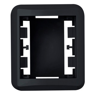 Caixa De Sobrepor P/ 2 Módulos Preto 17391 50920-2