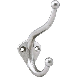 Cabide Duplo Grande Niquelado 17460 3632 