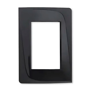 Placa 2x4 Tendenza Preto Linha 50.000 17477 50500-2