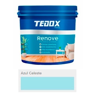 Tinta Acrílica Renove Standard Fosco Azul Celeste 3,6l 17481 5444