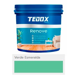 Tinta Acrílica Renove Standard Fosco Verde Esmeralda 3,6l, N 17483 1378