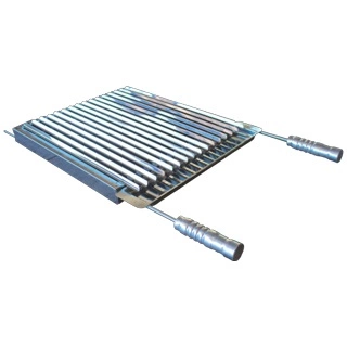 Grelha Assado Argentina Inox 40 X 50cm Coletor E Cabo Rev. 17506 1480-0 