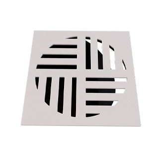 Grelha Quadrada Branca C/ Fecho Automático 100mm 17497 2291 