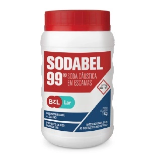 Soda Cáustica Escamas Sodabel 99 1kg 17530 11010172 