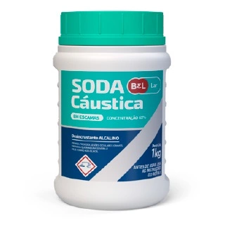 Soda Cáustica Em Escamas Bel Lar 65 1kg 17533 11010174 