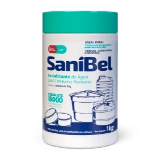 Desinfetante De Água Sanibel 20g Pote 1 kg 17539 11010159 