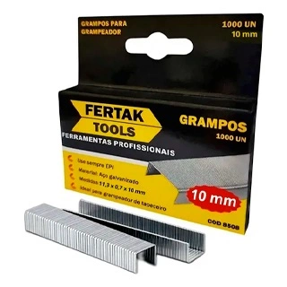 Grampo Grampeador [galvanizado]  Caixas Com 1000 Grampos10mm 17523 8510 
