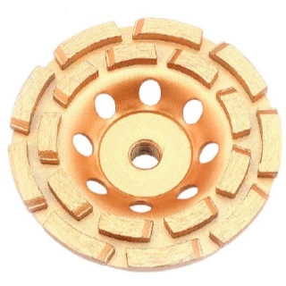 Rebolo Diamantado Segmentado Duas Linhas Para Desbaste 4.1/2 17524 2808 