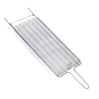 Grelha Dupla Cromada Peixe, Miudos E Pão De Alho 46x22x5cm 17528 1996 