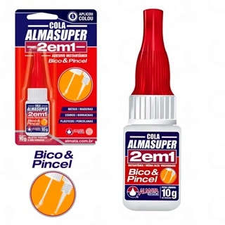 Cola Instantânea Almasuper 2 Em 1 10g 17544 1979 