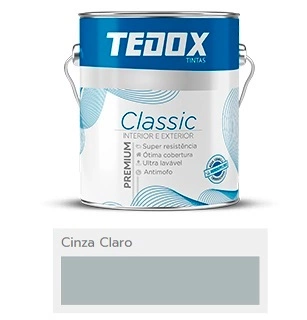 Tinta Acrílica Emborrachada Classic Premium Cinza Claro 18l 17576 6909 