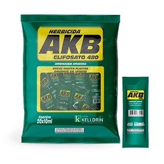 Herbicida Glifosato Akb 480 20x10ml P/ 1l 17553 222 