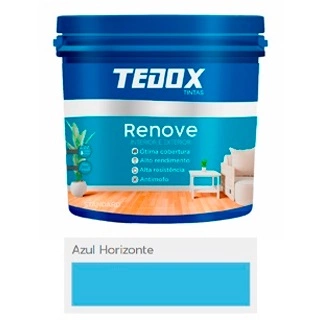Tinta Acrílica Renove Standard Fosco Azul Horizonte 3,6l, nã 17590 1758 
