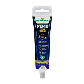 Pu 40 Selante Multiuso Cinza Bisnaga 80g 17599 3060030 